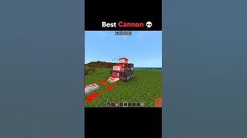 best Cannon ☠️ #shorts #shortsfeed #minecraft #minecraftshorts #buildhacks