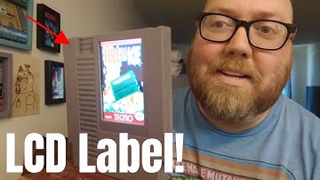 NES Cart w/ Rotating LCD Label - RIGGS