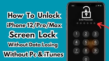 How To Unlock iPhone 12 Series Screen Lock iF Forgot Password Without Data Losing 2024 ! 12/Pro/Max