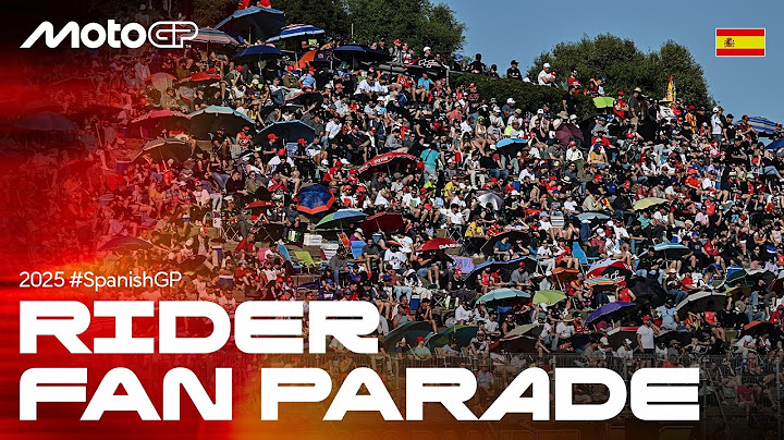 Rider Parade 🙌 | 2025 Spanish GP