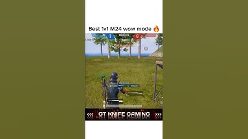 Best 1v1 M24 wow mode 🔥 #bgmi #m24 #wowmode #1v1 #shorts