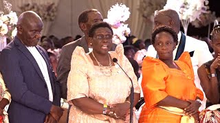 Kyabazinga’s Family send message to Queen Jovia Mutesi (Inebabtu) at their wedding - Igenge Palace