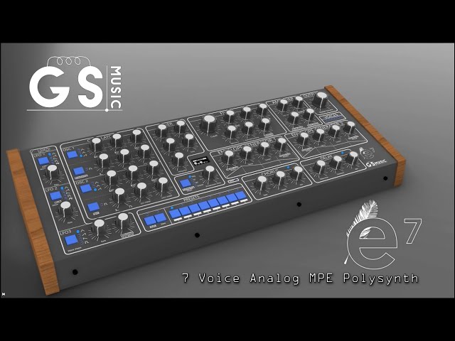 GS-e7 7-voice Analog Polysynth class=