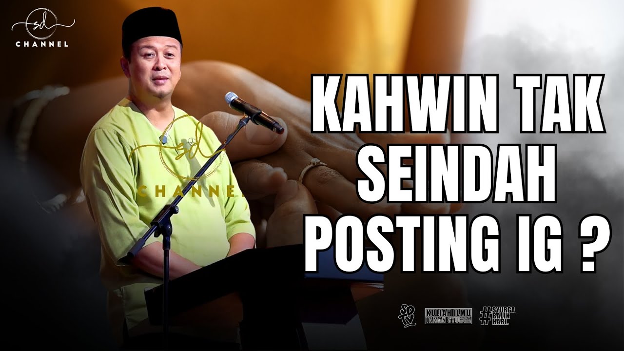 SYAMSUL DEBAT | KAHWIN TAK SEINDAH POSTING IG?