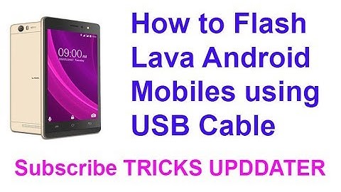 How to flash Lava Mobiles