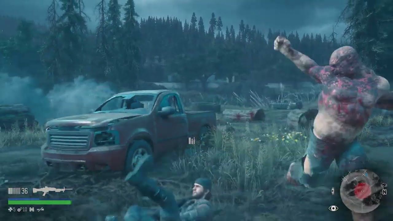 Days Gone | Deacon vs Giant Zombie – Epic Survival Battle!