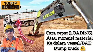 Cara cepat Loading/Memuat material ke vessel dump trucks  menggunakan Excavator Zoomlion Ze 215 E by Yumat Official 610 views 1 year ago 14 minutes, 44 seconds