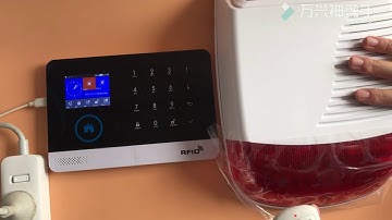 set up video for New Version outdoor siren strobe clip （solar powered）