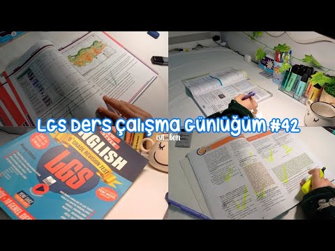 💚 LGS DERS ÇALIŞMA GÜNLÜĞÜM #42 💚isil_ben📚🗒✏️ #lgs2024 #keşfet