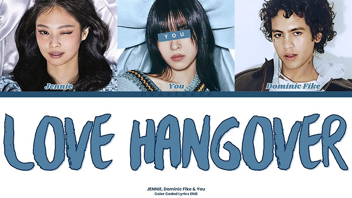 JENNIE - Love Hangover (feat. Dominic Fike) // You as a Member // KARAOKE // (3 Members Ver.) Lyrics