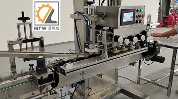MTW  PET jar capping machine with cap elevator