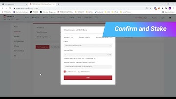 Freeze&vote in tronscan