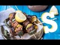 Greek Lamb Kebabs & Babaganoush Recipe - SORTED