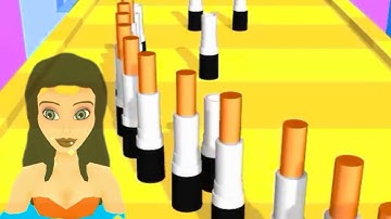 Best Gameplay: Lipstick Multi Shape Runner iOS, android Mobil Game