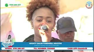 SARAFINA SALIM (Mighty Salim Sister) PERFOMANCE DURING MIGHTY SALIM FAREWELL MUGITHI | AFlicker TV