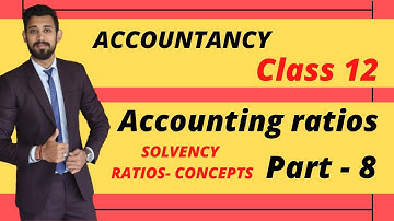 Activity : Turnover ratios | Class 12 | Accounting ratios