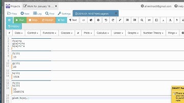 Functions and Plotting in sage