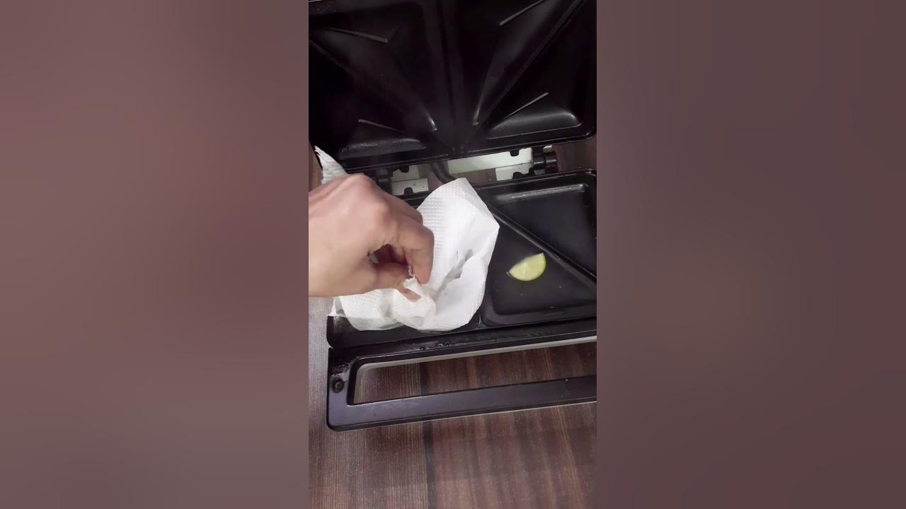 Clever Cleaning Tips and Tricks 1 How to Clean Sandwich Maker YouTube