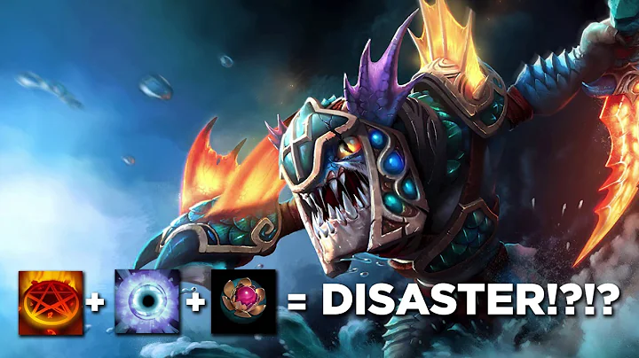 Doom + Chain Frost + Lotus Orb on Slark = DISASTER!?!?