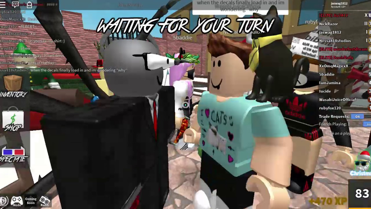 Playing Murder Mystery 2 With Denis Youtube - denis roblox murder mystery 2 5 people