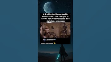 In The Phantom Menace (1999), Anakin builds C-3PO from spare parts.