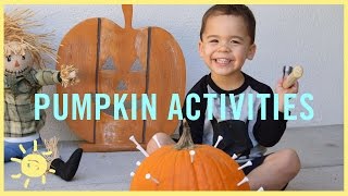 PLAY | 5 (Non-Carving) Pumpkin Activities