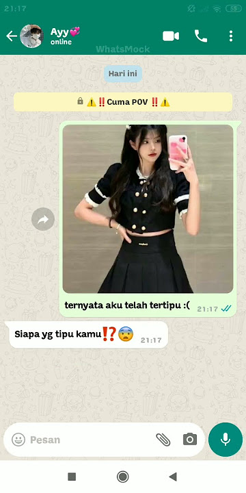 POV:Kata mu pacar mu cuma 1:(  || ib:?  || by:@itsmeAlexa_000  || #whatsmock #fakechat #shorts