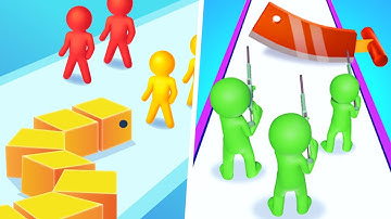 Color Snake Rush | They Are Coming - Gameplay Walkthrough Max Levels (Part 1)