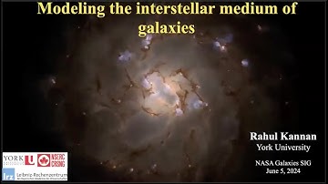 [Galaxies SIG] Modelling the Interstellar Medium of Galaxies - Rahul Kannan