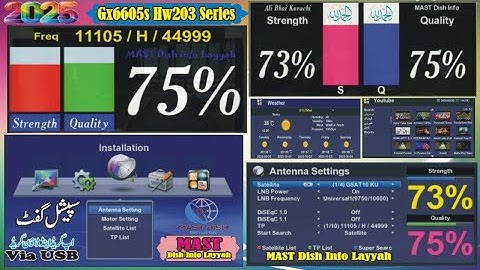 GX6605S New Software 2025 | Satfinder | Double Zoom Signal | YouTube, Weather, IPTV | Vision K3