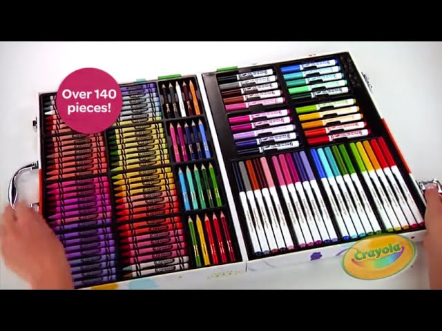 Crayola Inspiration Art Case Coloring Set - Rainbow (140ct), Art