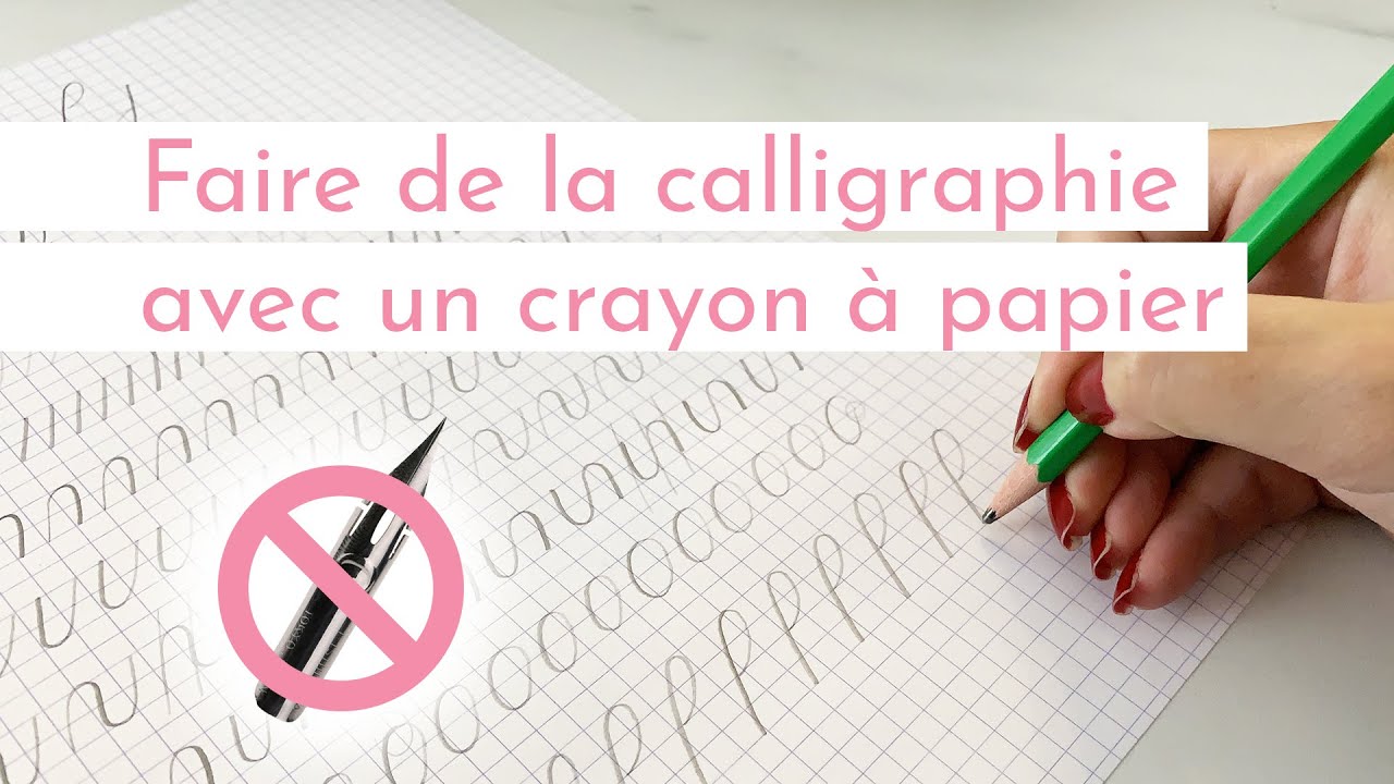 ENTRAÎNE-TOI AVEC MOI : EXERCICE DE CALLIGRAPHIE DÉBUTANT SANS