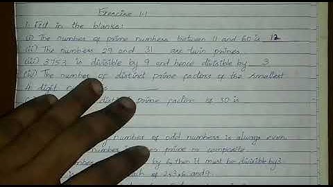 Exercise 1.1/ 1. Fill in the blanks