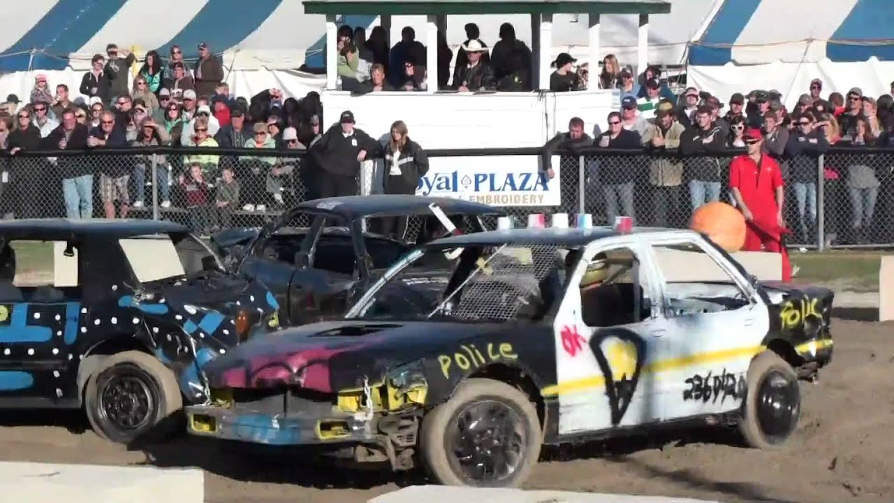 Mitchell Fair Derby 6 cyl Demolition Derby Heat One YouTube
