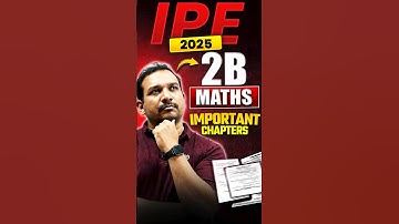 IPE 2B Maths Pattern 💯✅ #telugujee