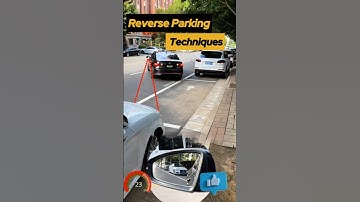 Reverse Parking Tips Using Rearview Mirrors #cardrivingtips #automobile #shorts