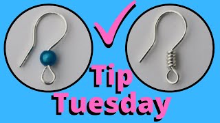 How to Make Earring Hooks // Tip Tuesday // DIY Jewelry Findings screenshot 1