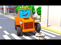 El Tractor juega con carrito a control - Cars Town - Dibujos animados para niños