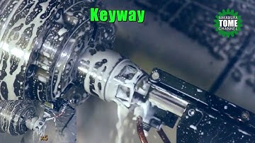 Máy tiện CNC Nakamura Tome - Nhật gia công lỗ đa giác (vuông, lục lăng,...) bằng dao chuốt quay