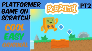 How to make a cool PLATFORMER game on scratch PT 2 (animation and level design) easy!