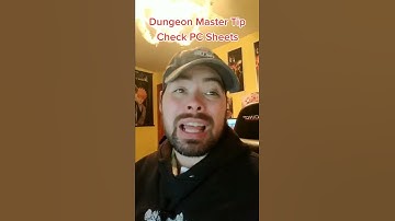 D&D DM Tip | Check PC Sheets | 1 Minute Dungeons & Dragons Tips