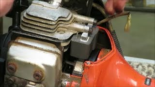 string trimmer weed eater coil test & replace