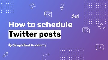 How to schedule Twitter posts