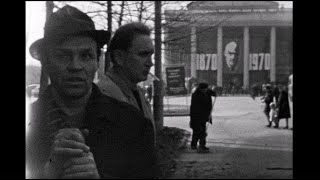 Субботник в Калининграде, 1970. Rare historical cinema - Subbotnik in Kaliningrad, USSR, april 1970.