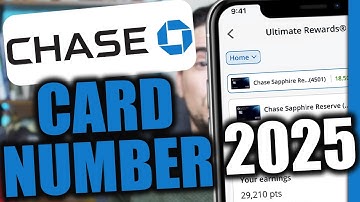 How To Find Chase Credit Card Number On Chase App 2025 UPDATE