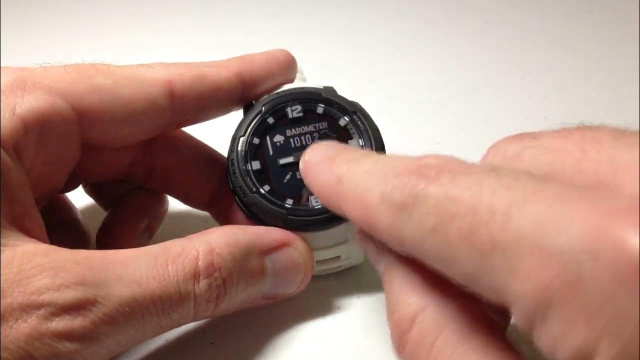 Garmin Instinct Crossover Using Barometer YouTube