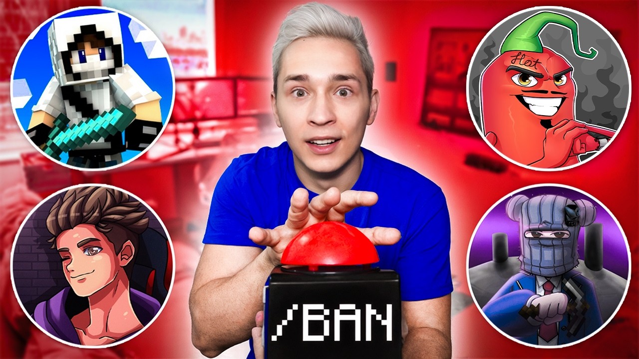 Я ЗАБАНИЛ ЮТУБЕРОВ на Стриме в Майнкрафт