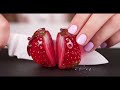 Crispy Glass Strawberry Slice – ASMR