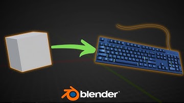 Create a Keyboard in Blender in 1 Minute
