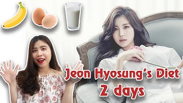 PHƯƠNG PHÁP GIẢM CÂN CỦA IDOL KPOP | ĂN KIÊNG THEO CHẾ ĐỘ DIET CỦA JEON HYOSUNG (SECRET)